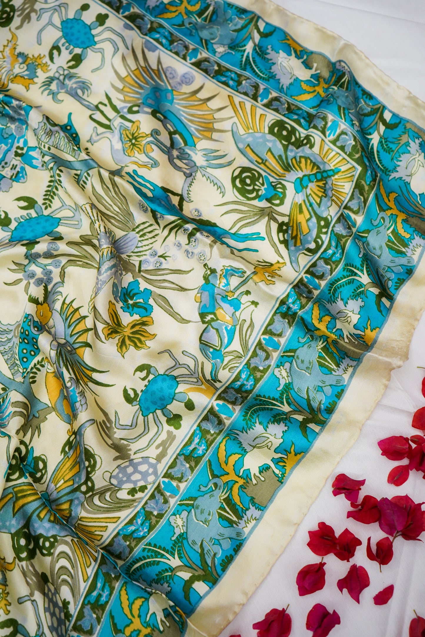 Digital Printed Silk Scarf