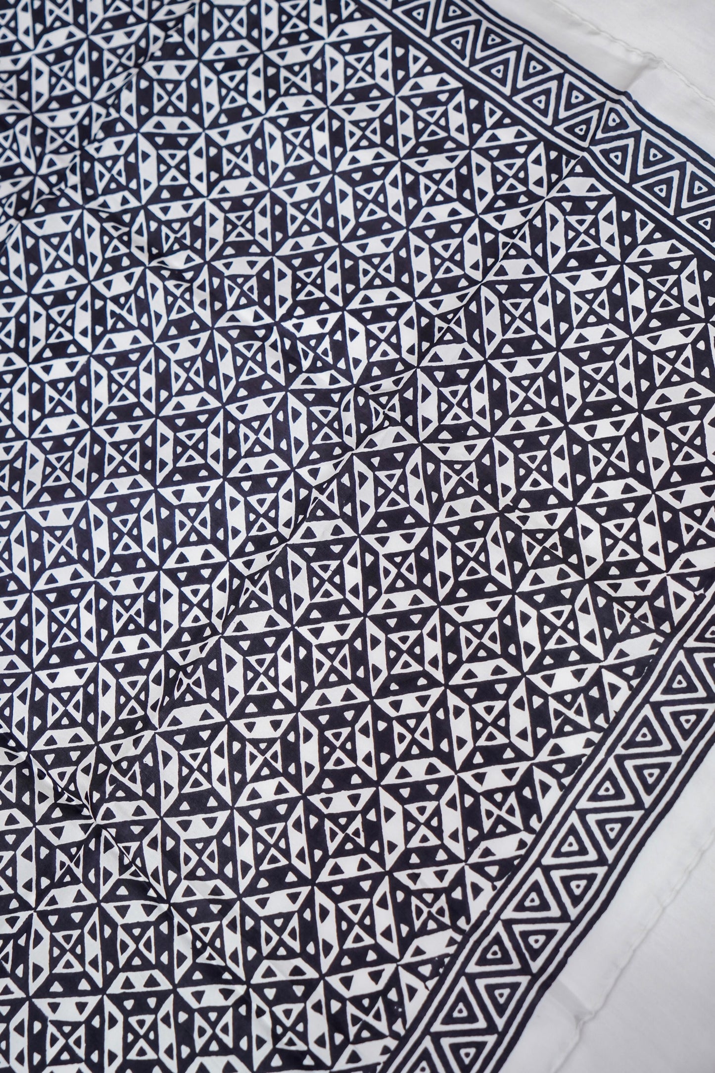 Printed Silk Scarf from Benaras