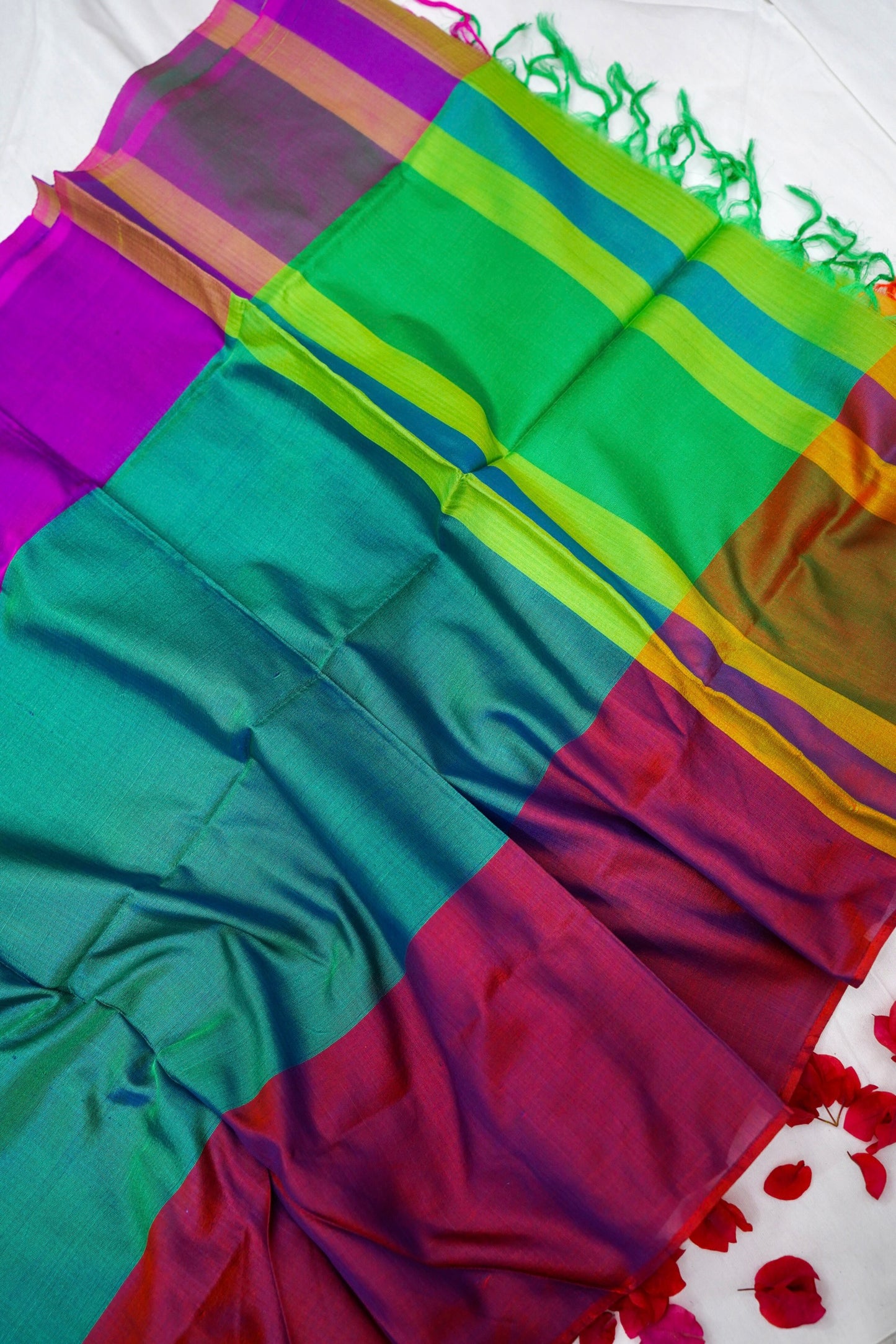 Premium Hand-Woven Silk Scarf