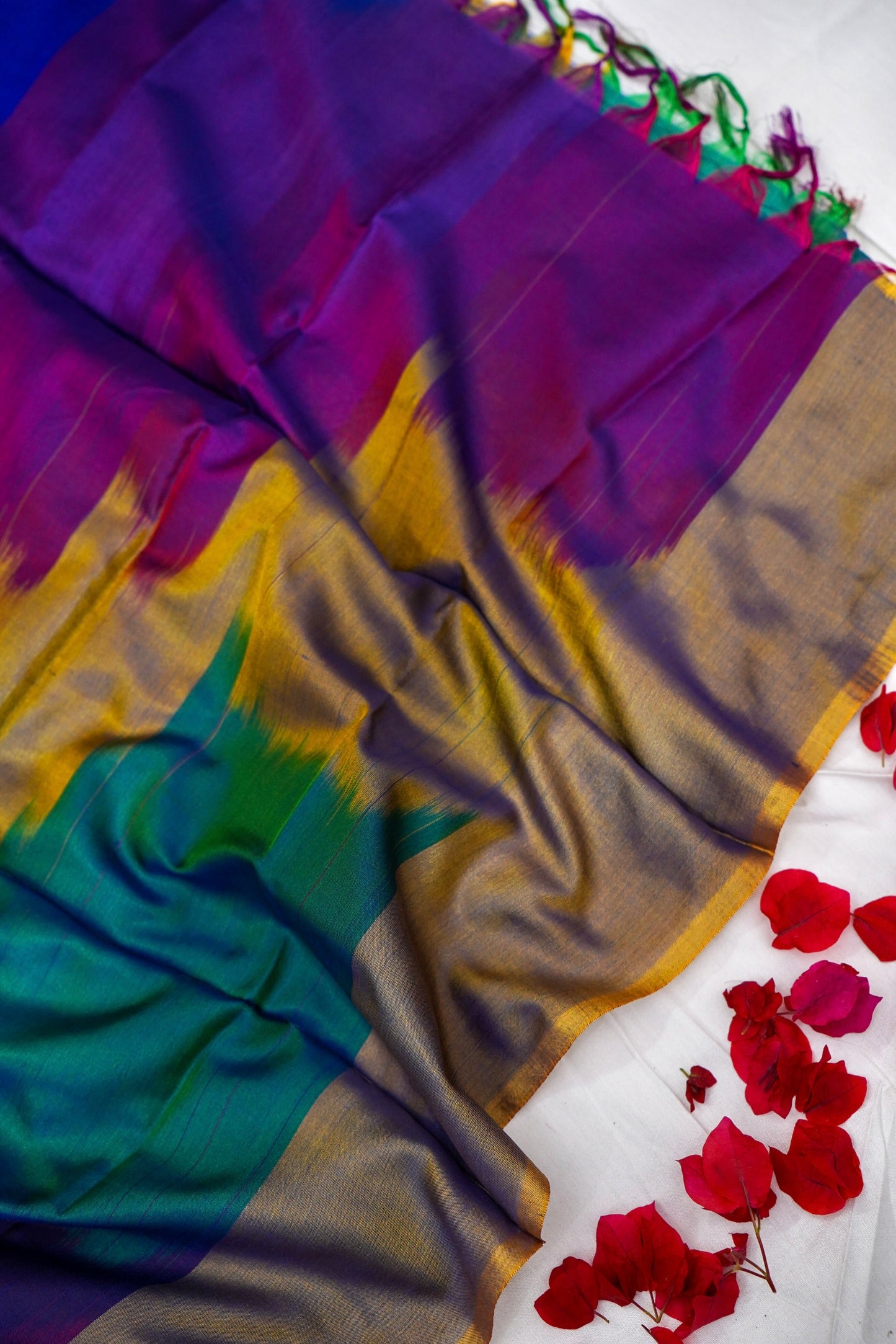 Premium Hand-Woven Silk Scarf